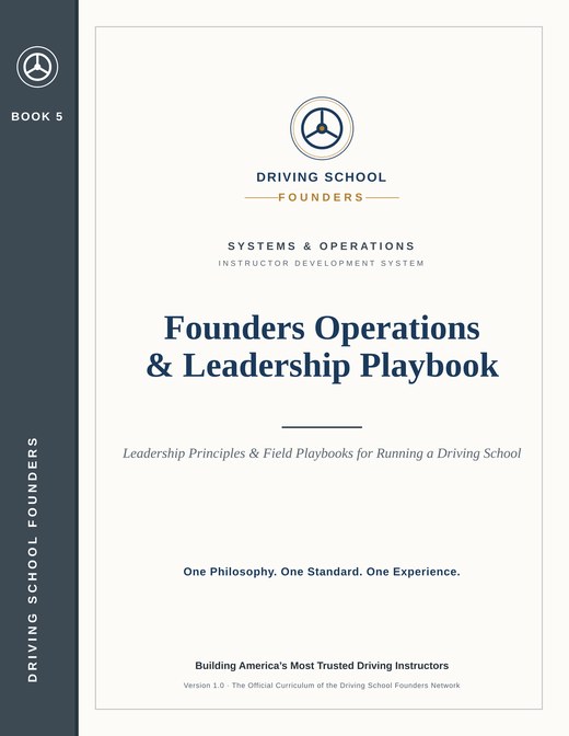 Founders Operations & Leadership Playbook cover